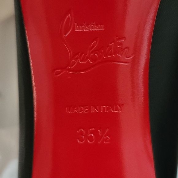 NWT/BOX Christian Louboutin Eloise 85 Nappa Shiny Black sz 35.5 - Picture 7 of 12